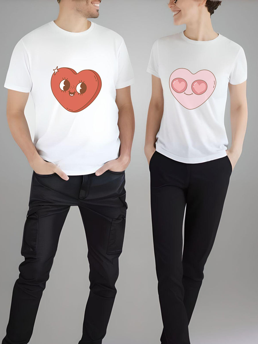 Set-tricouri-cuplu-premium-hay-creations-valentines-day-ziua-indragostitilor-couple-goals-hearts-in-love-albe