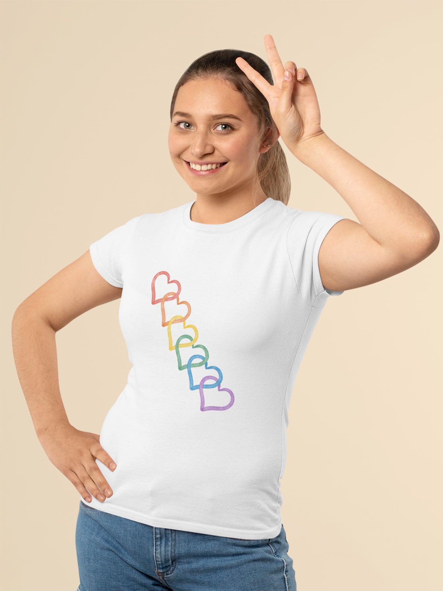 tricou bumbac premium lgbt chained in love