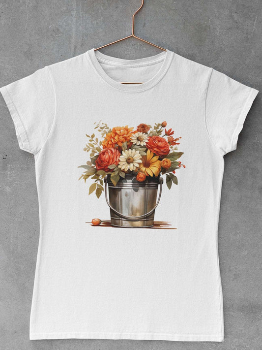 Tricou-bumbac-premium-organic-vegan-toamna-autumn-femei-hay-creations-bucket-bouquet-alb