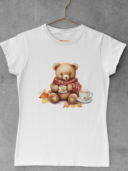 Tricou-bumbac-premium-organic-vegan-toamna-autumn-femei-hay-creations-coffee-time-alb