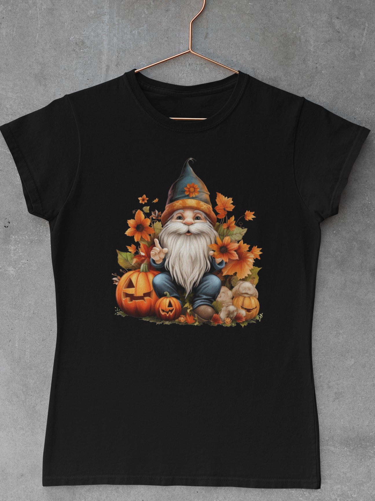 Tricou-bumbac-premium-organic-vegan-toamna-autumn-femei-hay-creations-fall-adventure-negru