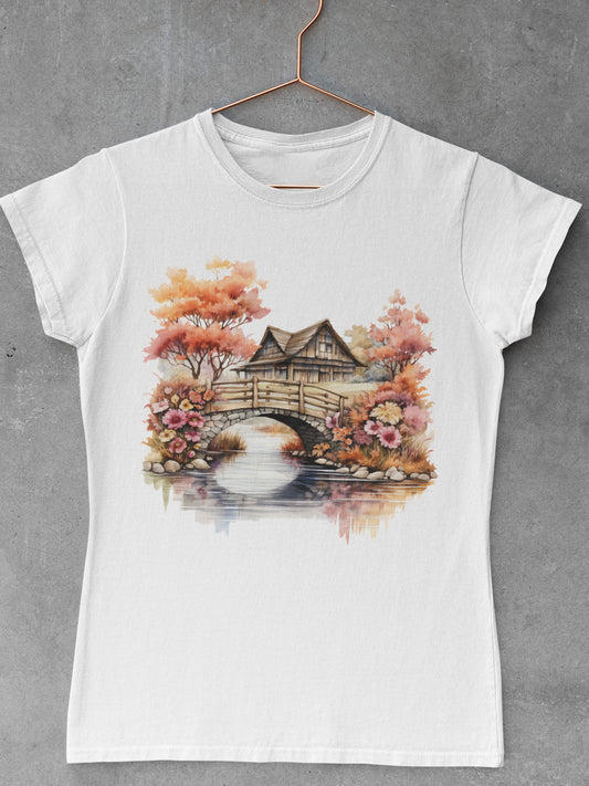 Tricou-bumbac-premium-organic-vegan-toamna-autumn-femei-hay-creations-fall-magic-alb