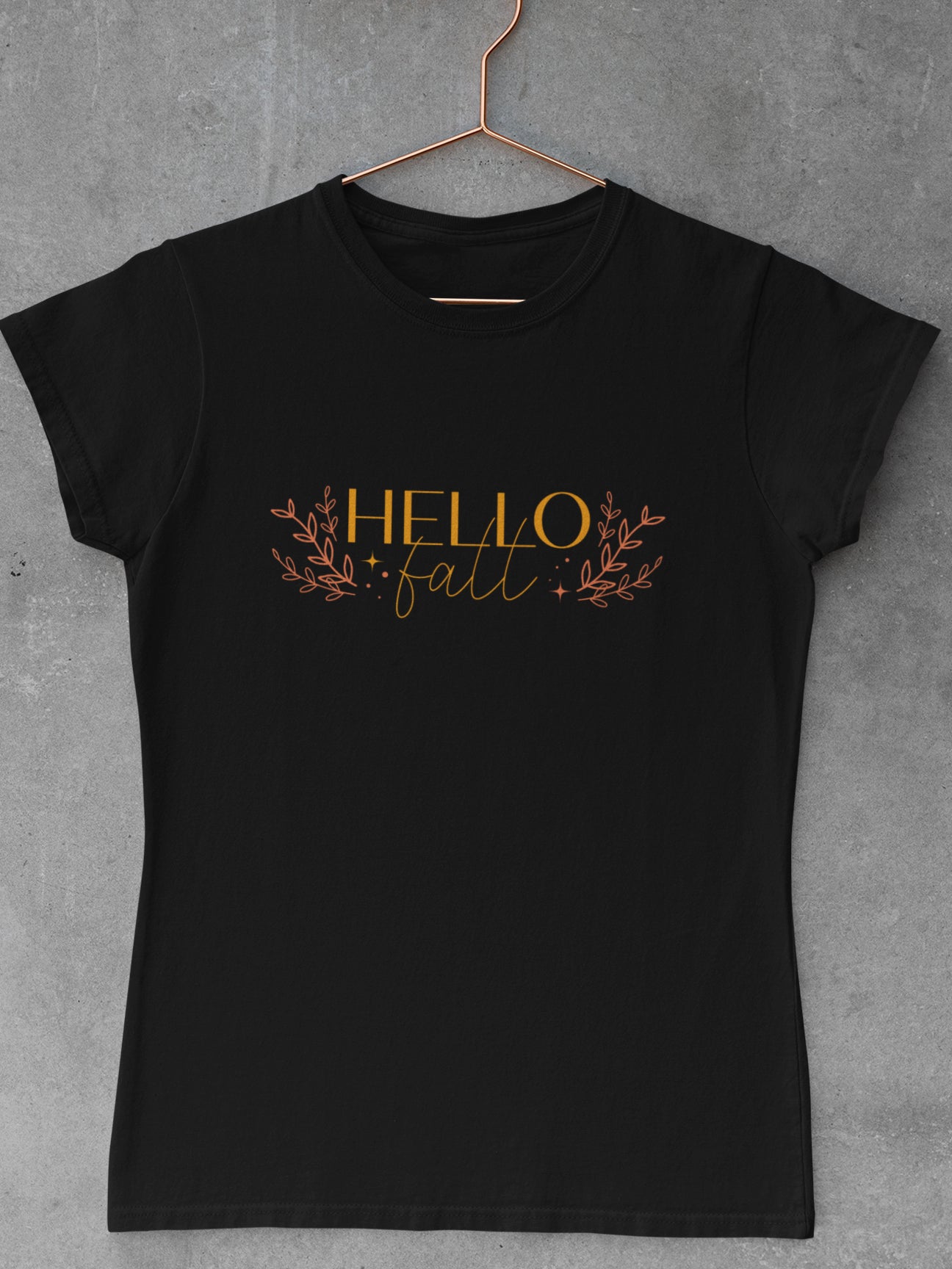 Tricou bumbac premium HELLO FALL