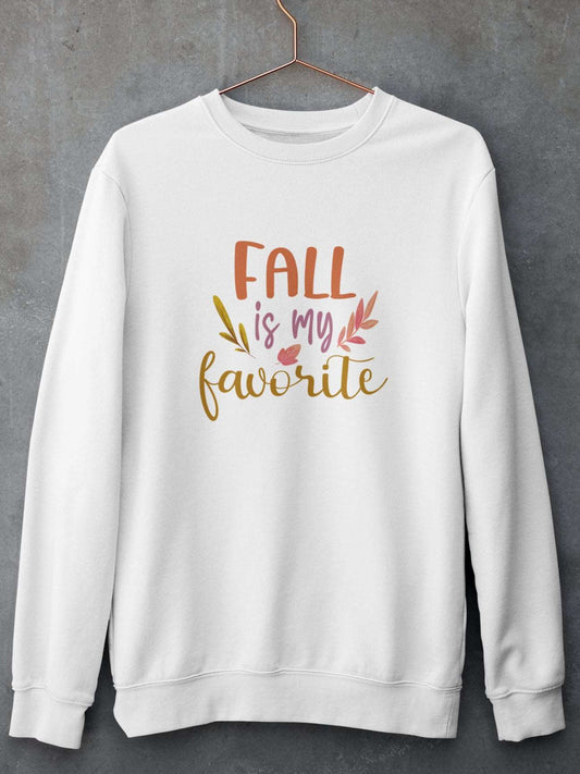 Sweatshirt bumbac organic FALL IS MY FAVORITE