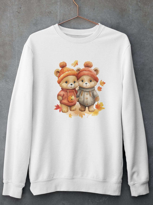     bluza-cu-maneca-lunga-bumbac-premium-organic-vegan-toamna-autumn-femei-hay-creations-bear-romance-in-the-fall-alba