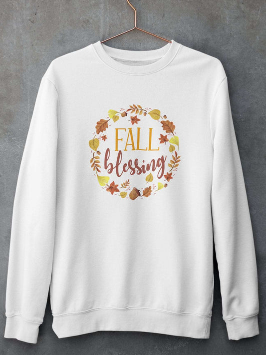 Sweatshirt bumbac organic FALL BLESSING