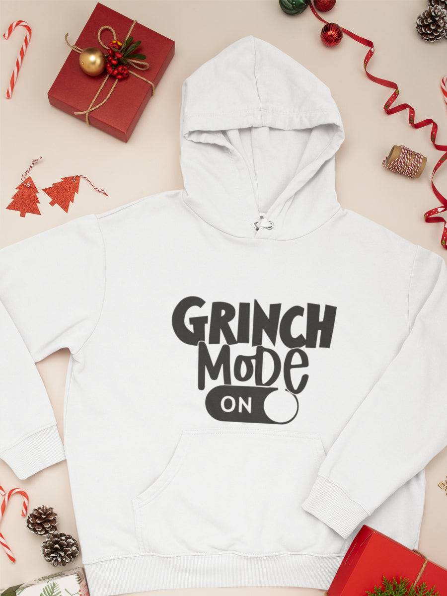 hanorac_bumbac_organic_premium_vegan_cadou_Craciun_Secret_Santa_Grinch-mode-on-alb