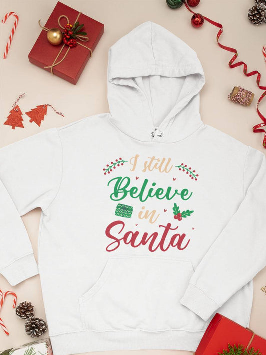     hanorac_bumbac_organic_premium_vegan_cadou_Craciun_Secret_Santa_I-still-believe-in-Santa-alb