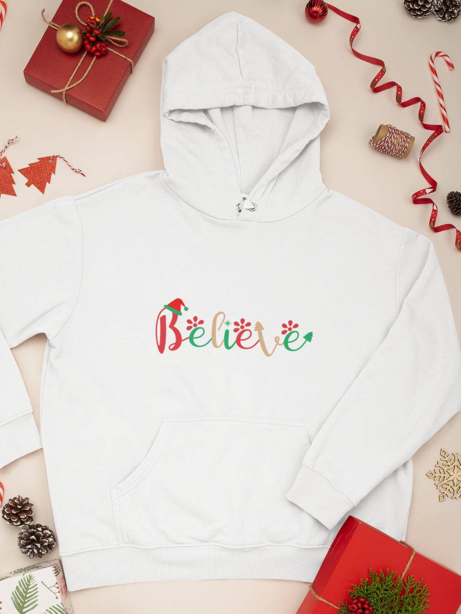 hanorac_bumbac_organic_premium_vegan_cadou_Craciun_Secret_Santa-believe-alb