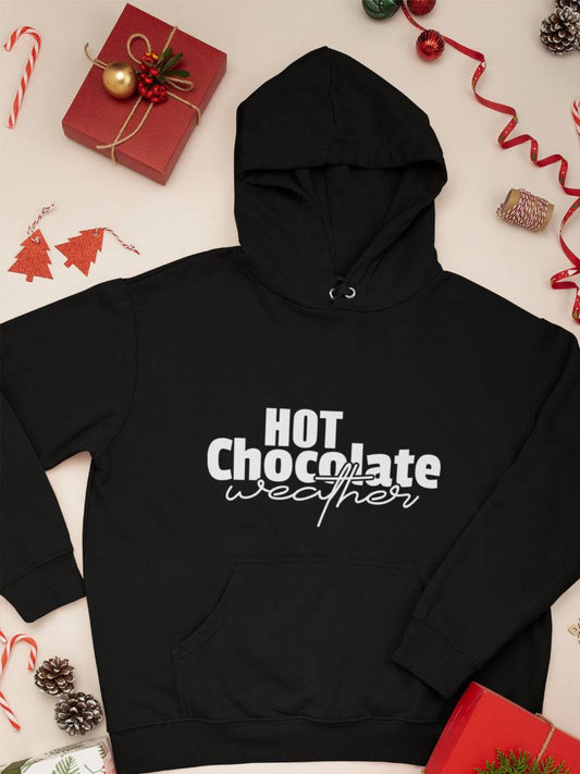     hanorac_bumbac_organic_premium_vegan_cadou_Craciun_Secret_Santa_hot-chocolate-weather-negru