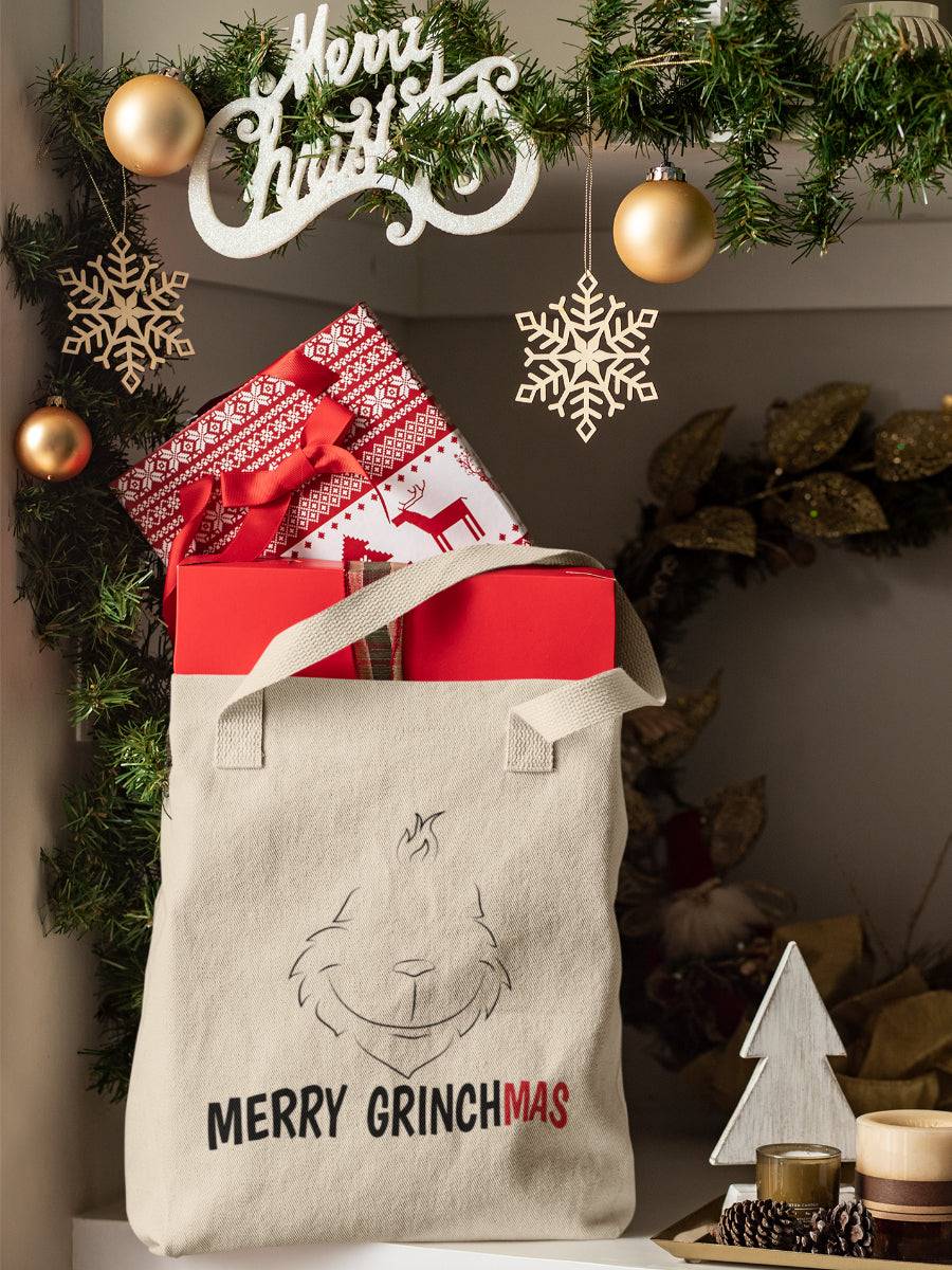 sacosa_textila_bumbac_organic_premium_vegan_cadou_Craciun_Secret_Santa_Merry-Grinchmas