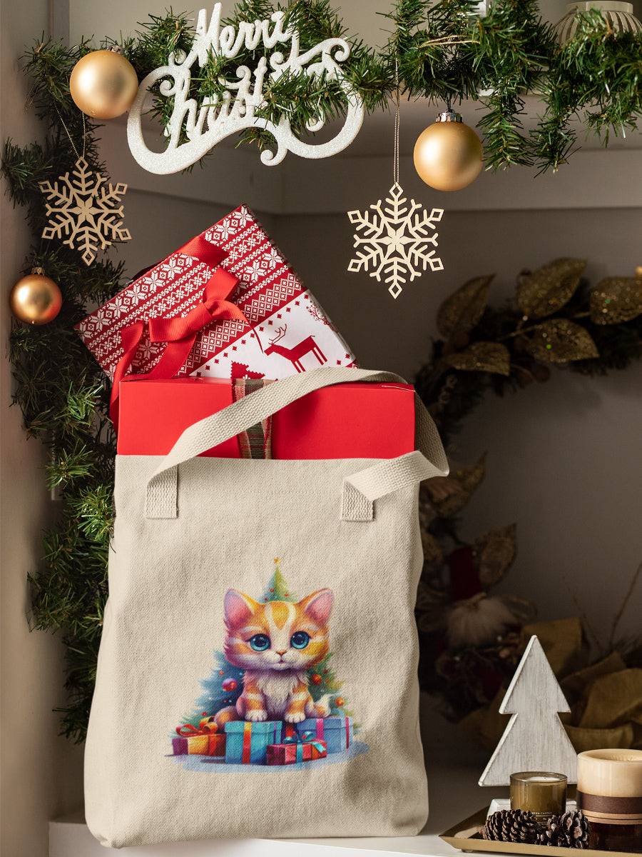 sacosa_textila_bumbac_organic_premium_vegan_cadou_Craciun_Secret_Santa_cat