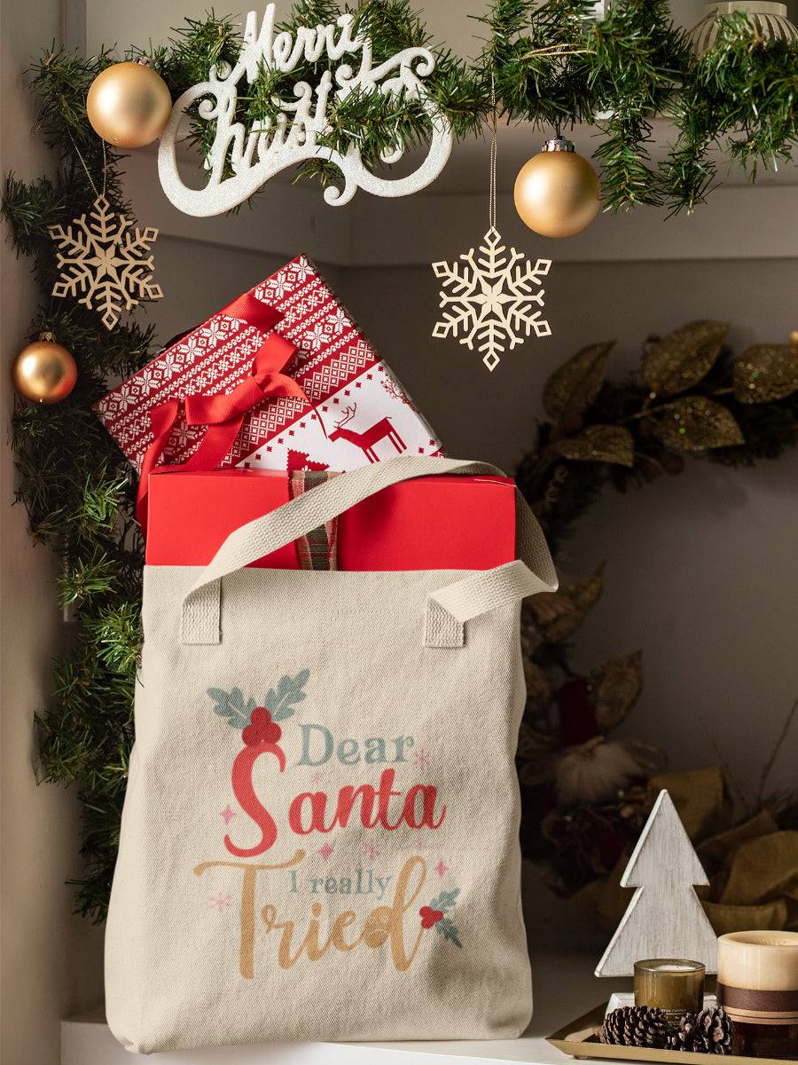 sacosa_textila_bumbac_organic_premium_vegan_cadou_Craciun_Secret_Santa-dear-Santa-I-really-tried