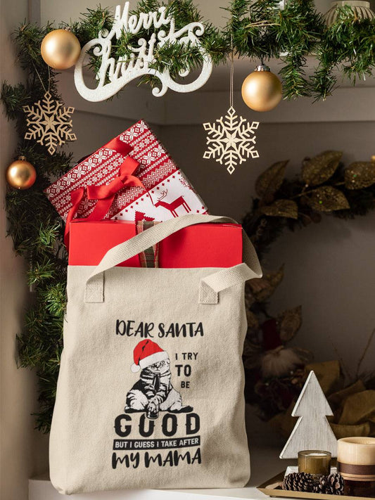     sacosa_textila_bumbac_organic_premium_vegan_cadou_Craciun_Secret_Santa_dear-Santa-i-take-after-mama