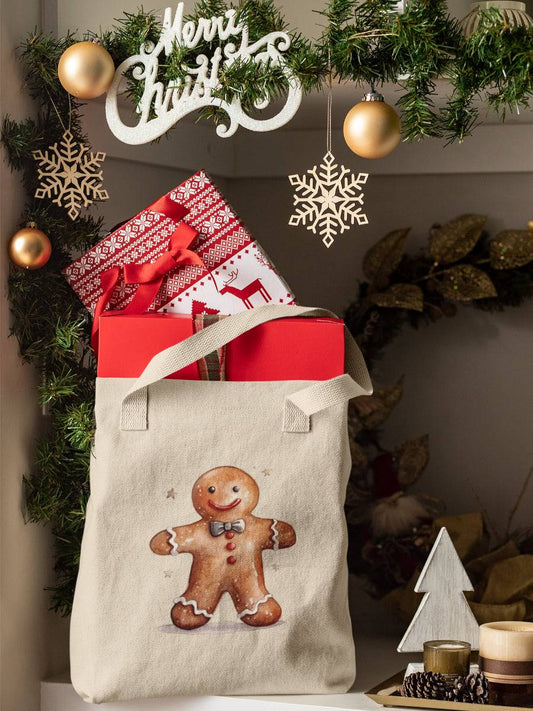 sacosa_textila_bumbac_organic_premium_vegan_cadou_Craciun_Secret_Santa_gingerbread-man