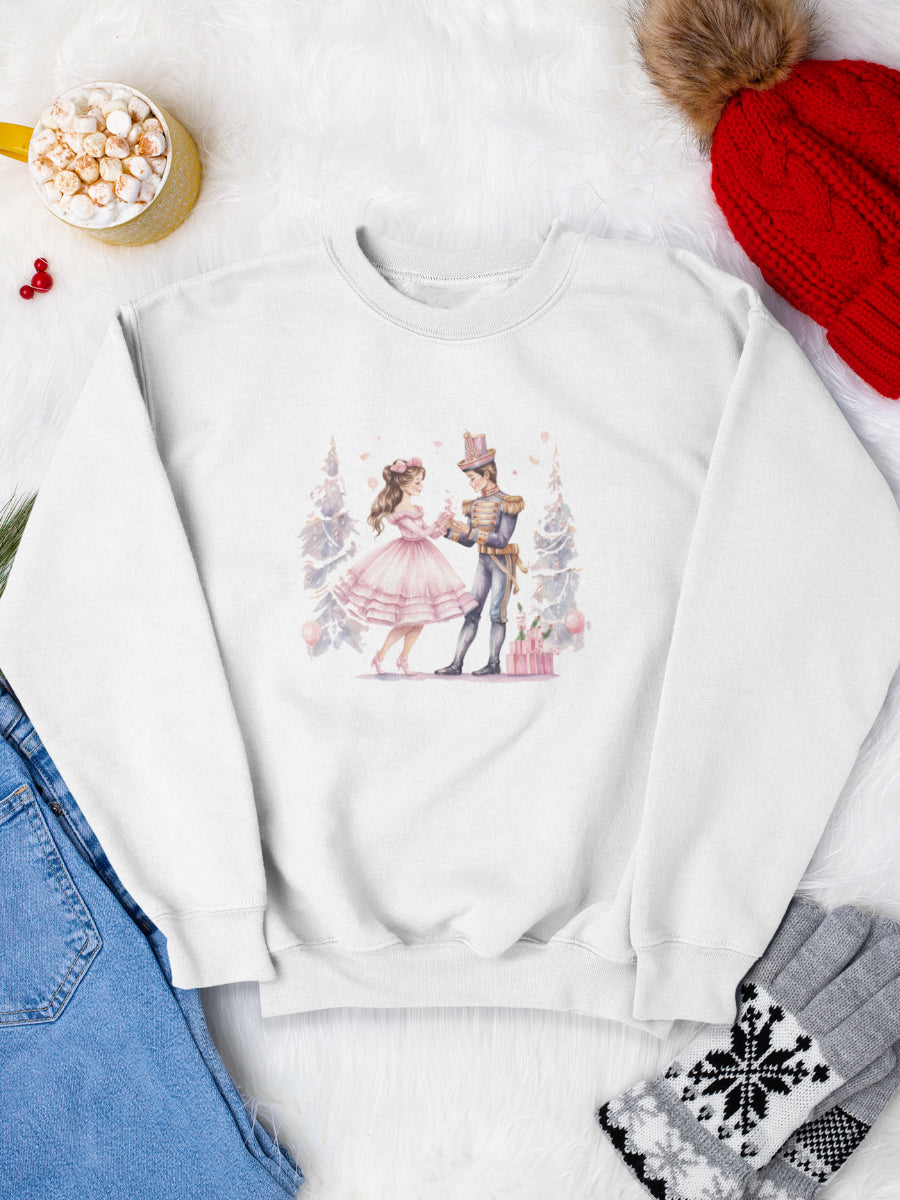 sweatshirt_bumbac_organic_premium_vegan_cadou_Craciun_Secret_Santa_Christmas-couple-alb_bluza_craciun