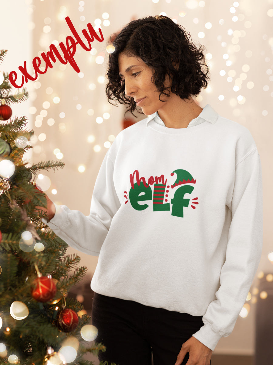    sweatshirt_personalizat_bumbac_organic_premium_vegan_cadou_Craciun_Secret_Santa_personalizeaza_elful_alb_exemplu_bluza_craciun