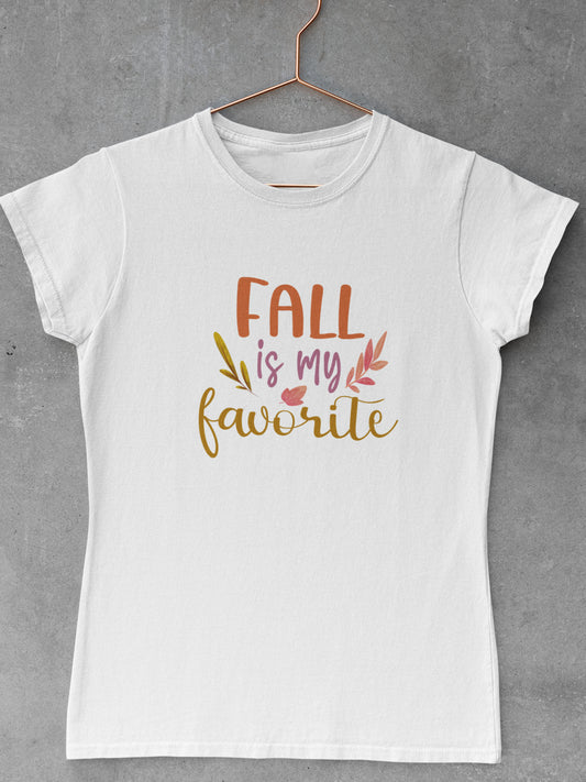 tricou-bumbac-organic-premium-vegan-alb-femei-toamna-autumn-hay-creations-fall-is-my-favorite