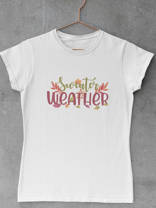 tricou-bumbac-organic-premium-vegan-femei-toamna-autumn-hay-creations-sweater-weather-alb