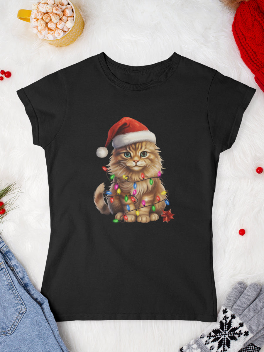    tricou_Craciun_pisici_pisica_bumbac_organic_femei_HAY_Creations_cadou_feline-beauty-negru