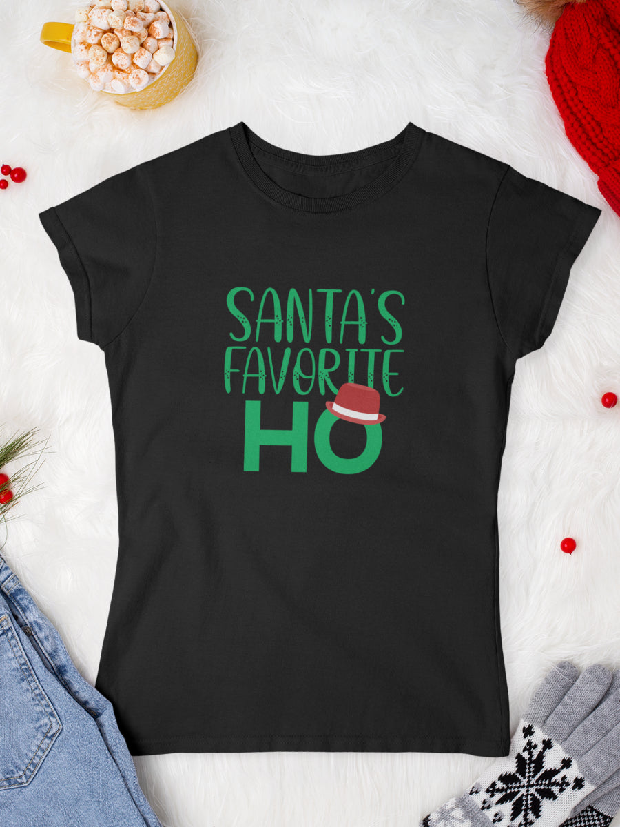 tricou_bumbac_organic_premium_vegan_cadou_Craciun_Secret_Santa-favorite-ho-femei-negru