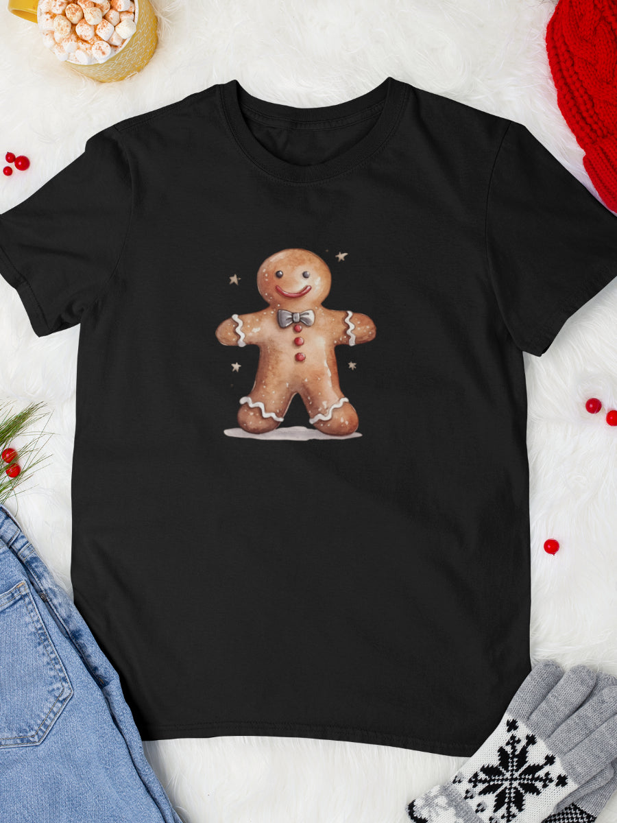 tricou_bumbac_organic_premium_vegan_cadou_Craciun_Secret_Santa_-negru-unisex-barbati-gingerbread-man