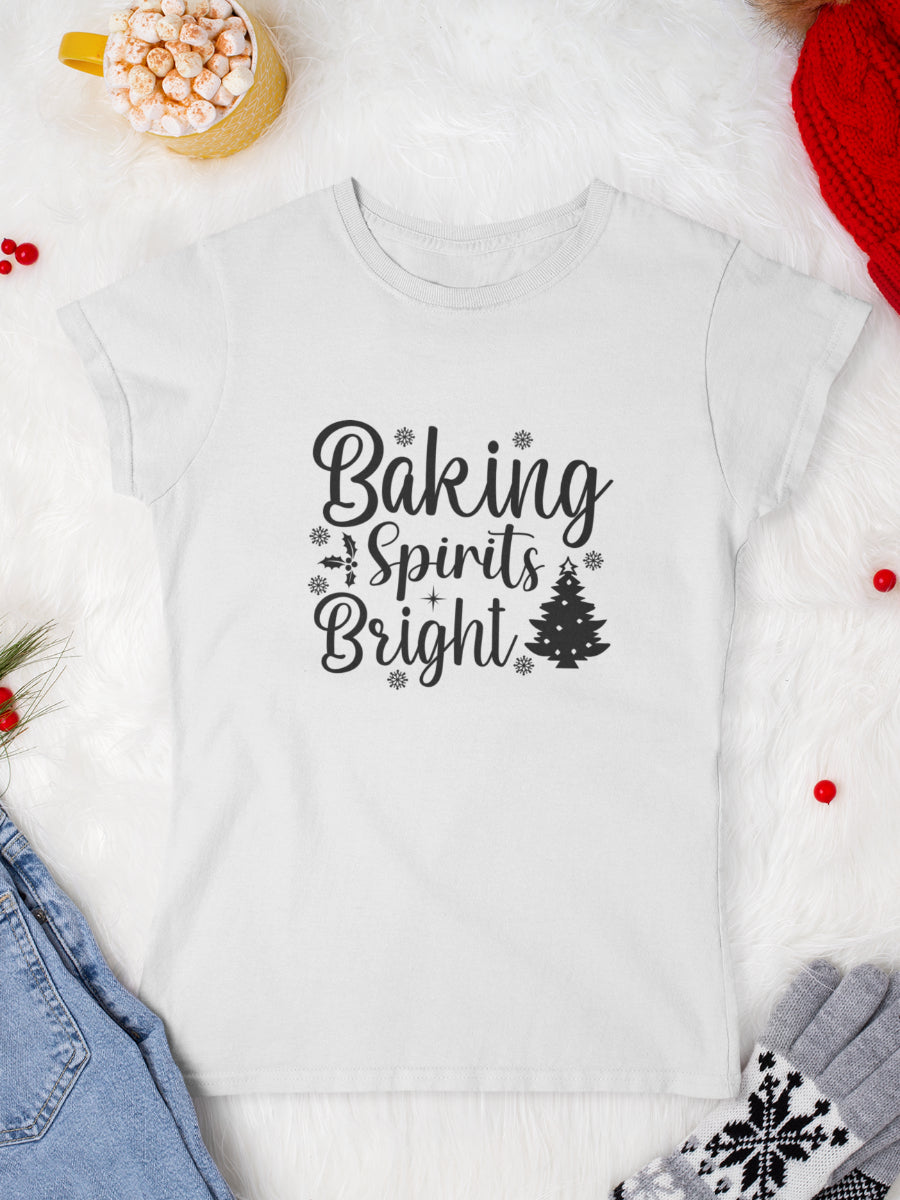 tricou_bumbac_organic_premium_vegan_cadou_Craciun_Secret_Santa_baking-spirits-bright-alb-femei