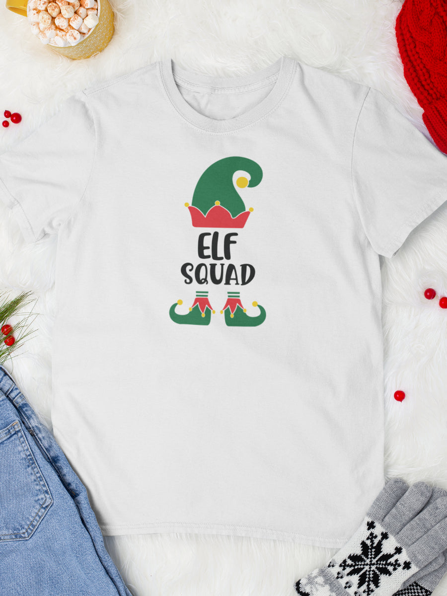    tricou_bumbac_organic_premium_vegan_cadou_Craciun_Secret_Santa_barbati_unisex_elf_ssquad_alb