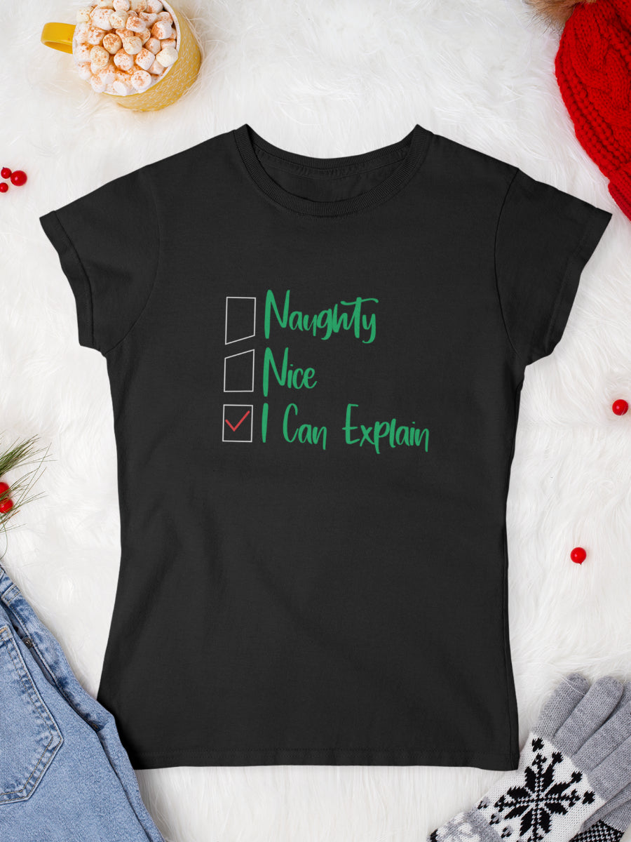    tricou_bumbac_organic_premium_vegan_cadou_Craciun_Secret_Santa_i-can-explain--negru-femei