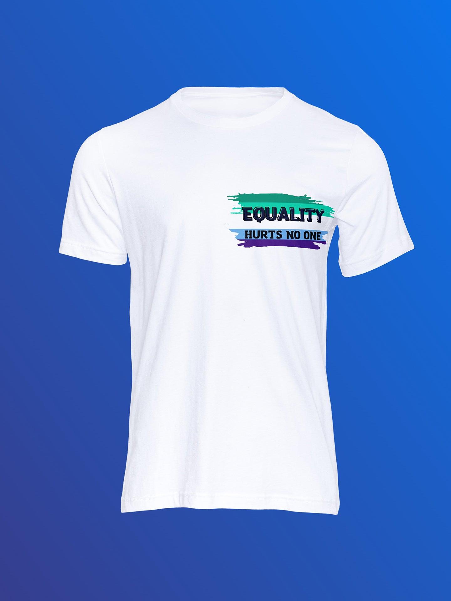 tricou lgbt equality hurts no one gay men flag